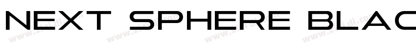 Next Sphere Black字体转换